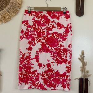 Abstract Floral Pencil Skirt Sz 6 by New York & Company 7th Avenue